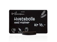 Plastkort BUYSEC 0,76mm 100/pk sort