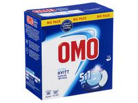 Tøyvask OMO Ultra Hvitt 5i1 tabl. (36)