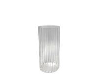 Vase RILLE glass Diam:12cm H:25cm