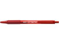 Kulepenn BIC Softfeel Clic Grip M rød