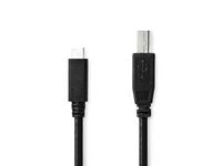 Kabel NEDIS USB-C til USB-B 2m