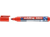 Whiteboardpenn EDDING 360 rund rød