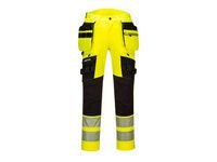Bukse PORTWEST DX442 HiVis m/hl C62 gul