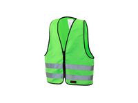 Refleksvest med glidlås barn-S grønn