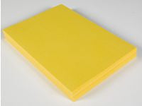 Dekorasjonskartong A4 220g gul