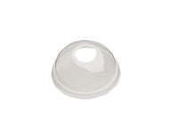 Kupelokk m/hull PET 78mm klar (50)