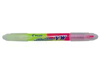 Tekstmarker PILOT Begreen Twin gul/rosa
