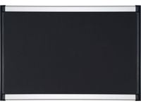 Oppslagstavle BI-OFFICE 90x120cm sort