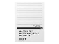 Kladdeblokk EMO A5 60g 100 blad linjer