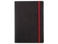 Notatbok OXFORD Black n´Red A5 soft lin