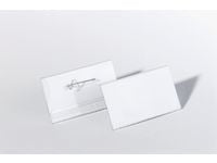 Navneskilt DURABLE 40x75mm m/nål (100)