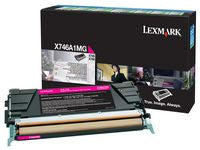 Toner LEXMARK X746A1MG 7K rød