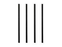 Papirsugerør PURE 0,8x21cm sort(100)
