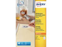 Etikett AVERY avtagbar 99,1x42,3mm (360)