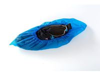 Skoovertrekk CPE 25my 40x15cm blå (100)