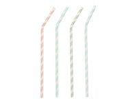Sugerør PAPSTAR 22cm striper (100)