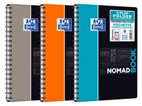 Notatbok OXFORD Nomad B5 linjer ass