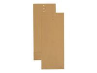 Prøvepose 140x345x50mm brun 120g (250)
