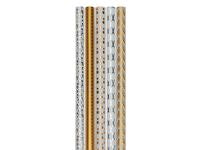 Gavepapir 70cmx1,5m Metallic