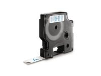 Tape DYMO D1 12mm x 7m blå/hvit