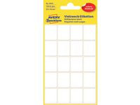 Etikett AVERY manuell 18x22mm hvit (120)