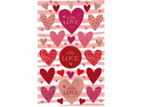 Etikett AVERY dekor hjerter love