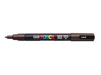 Paintmarker UNI Posca PC-3M mørk brun