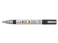 Paintmarker UNI Posca PC-3M sølv