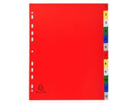 Register EXACOMPTA A4+ 1-12 assortert