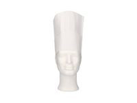 Kokkelue papir H:20cm hvit (50)