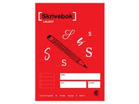 Skrivebok A4 80g 24bl 11,5mm marglinje