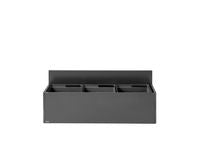 Avfallsbeholder BICA 811 3x20L antrasitt