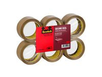 Emb.tape SCOTCH kraftig 50x66 brun (6)